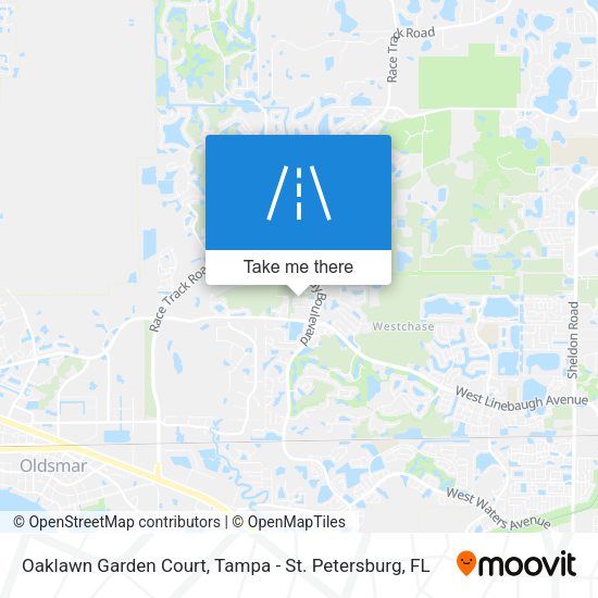 Mapa de Oaklawn Garden Court