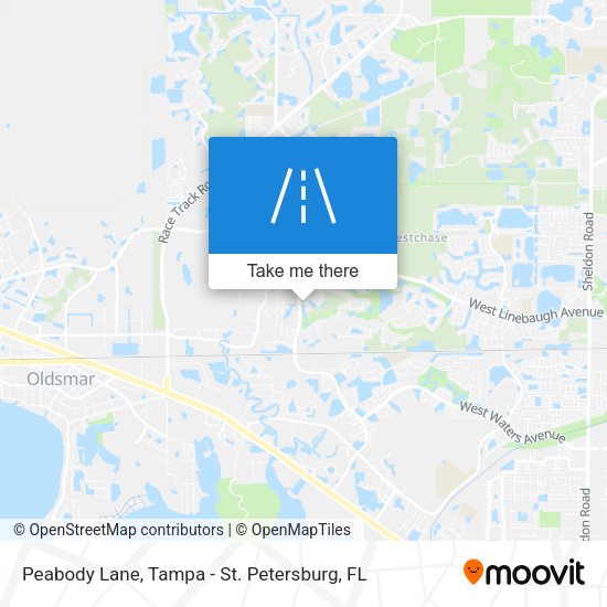 Peabody Lane map