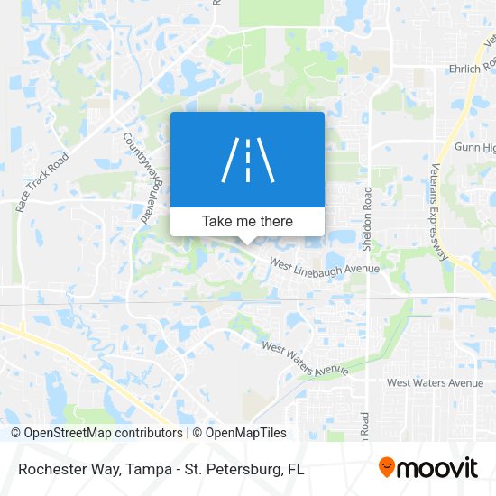 Rochester Way map