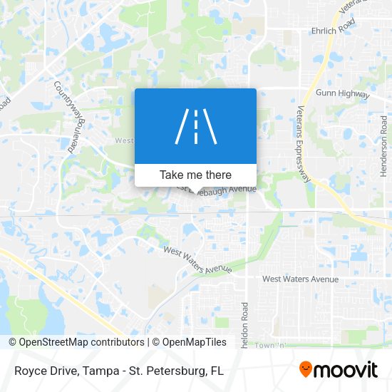 Royce Drive map