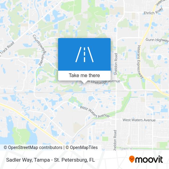 Sadler Way map