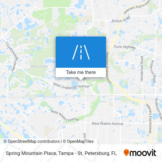 Spring Mountain Place map