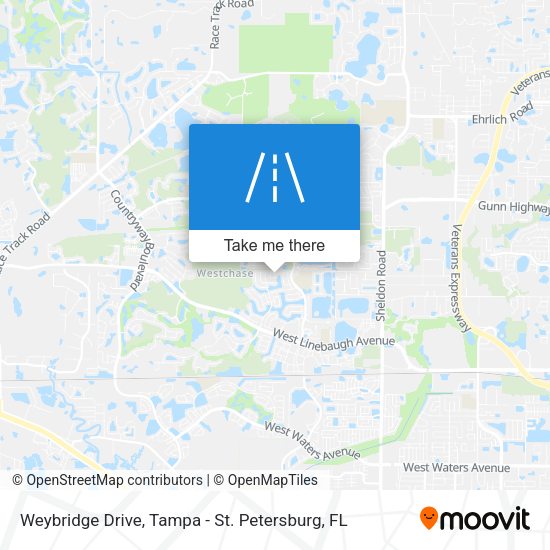 Mapa de Weybridge Drive