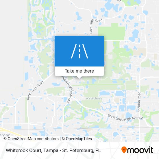 Mapa de Whiterook Court