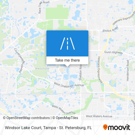 Windsor Lake Court map