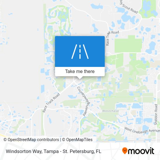 Windsorton Way map