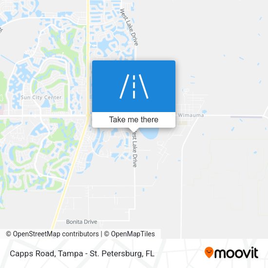 Capps Road map