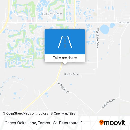 Mapa de Carver Oaks Lane
