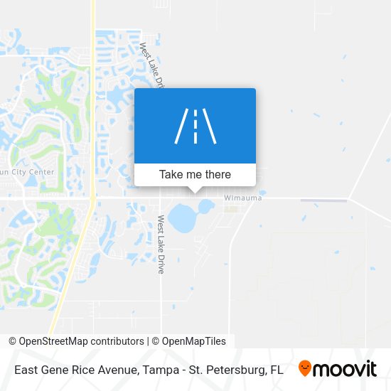 East Gene Rice Avenue map