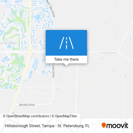 Hillsborough Street map