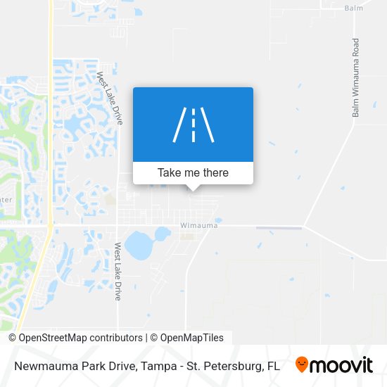 Newmauma Park Drive map