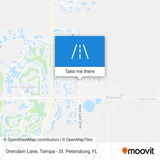 Orendain Lane map