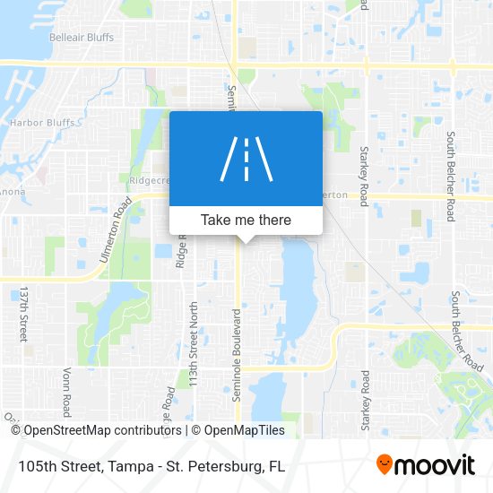 105th Street map