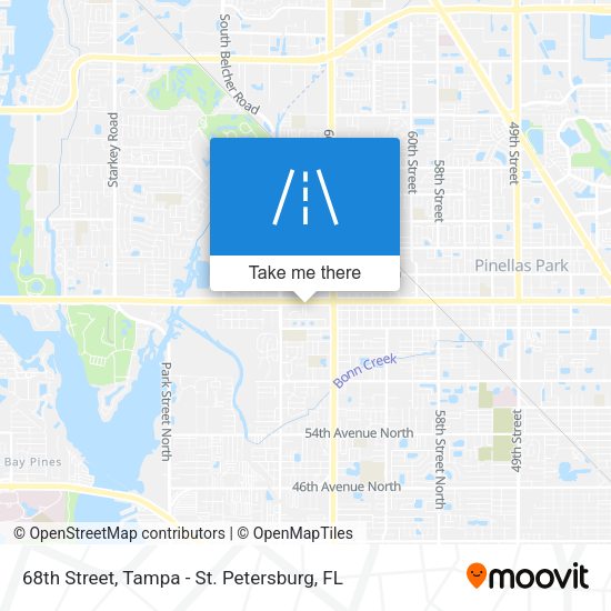 68th Street map