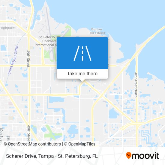 Scherer Drive map