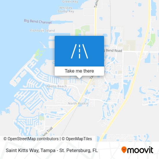 Saint Kitts Way map