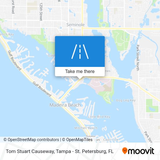 Mapa de Tom Stuart Causeway