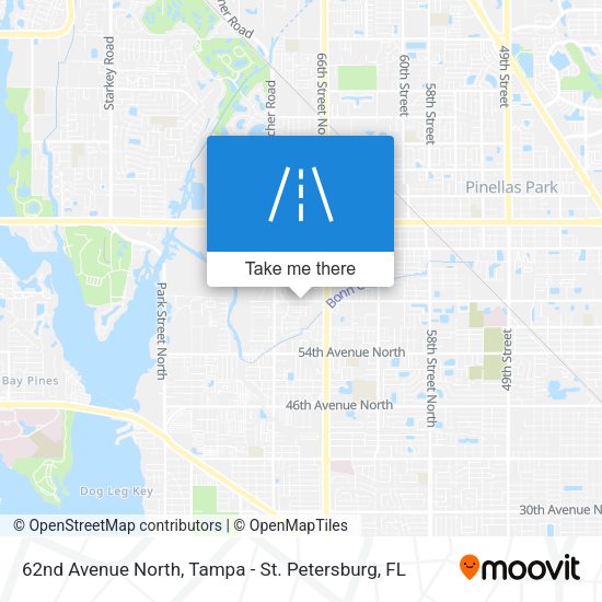Mapa de 62nd Avenue North