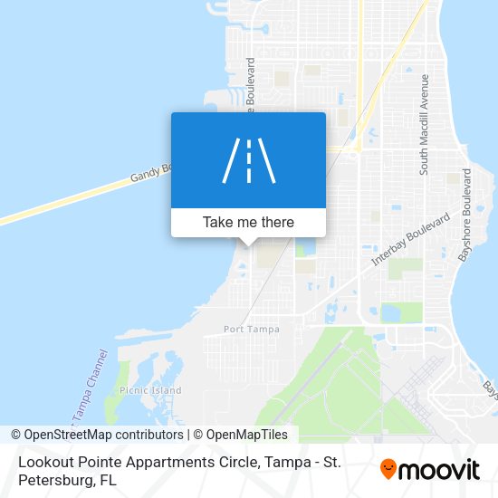 Lookout Pointe Appartments Circle map
