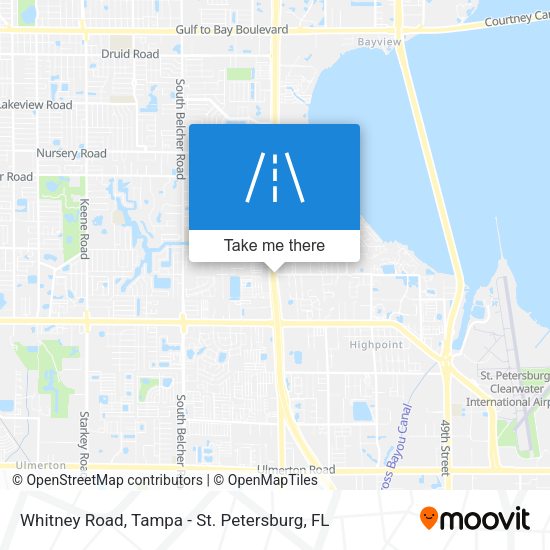 Whitney Road map