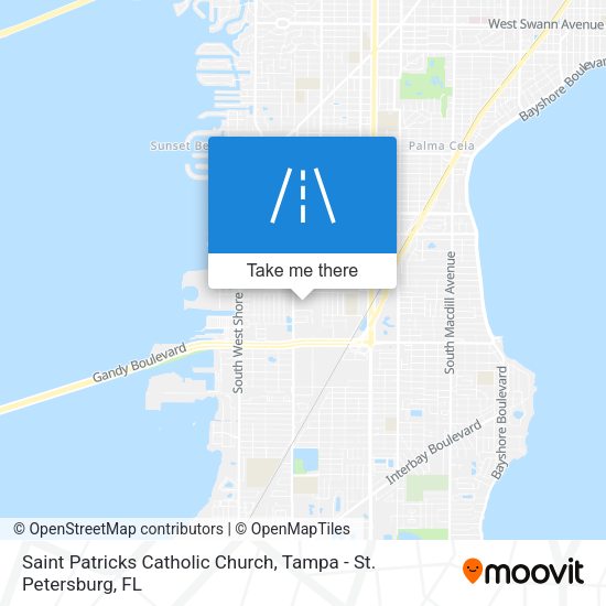 Saint Patricks Catholic Church map