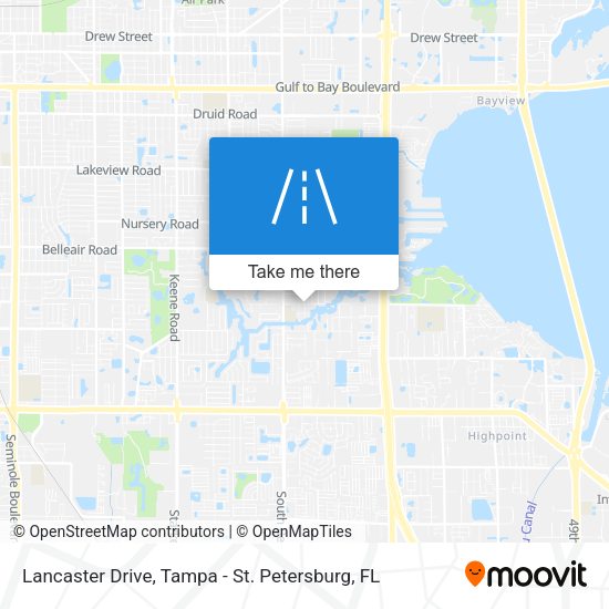 Lancaster Drive map