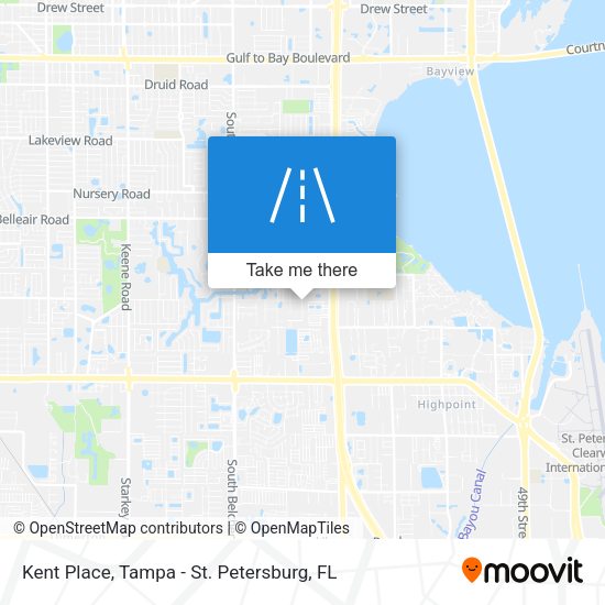 Kent Place map