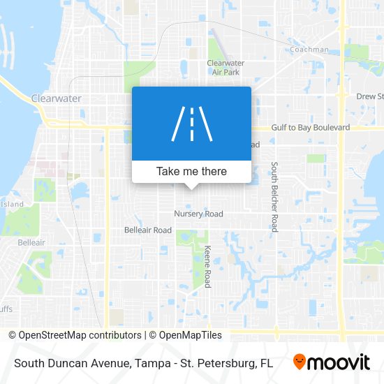 South Duncan Avenue map