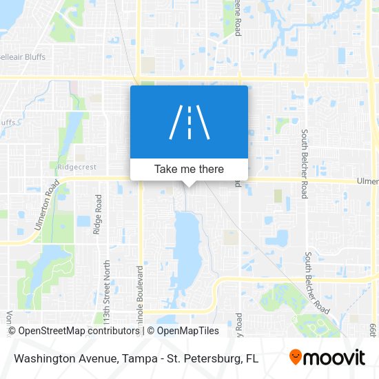 Mapa de Washington Avenue