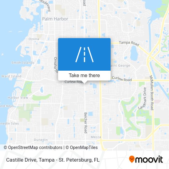 Castille Drive map