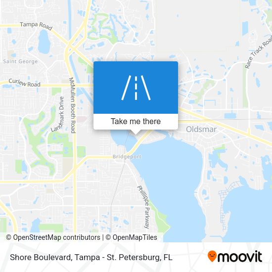 Shore Boulevard map