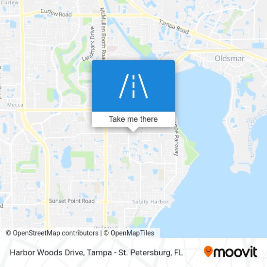 Mapa de Harbor Woods Drive
