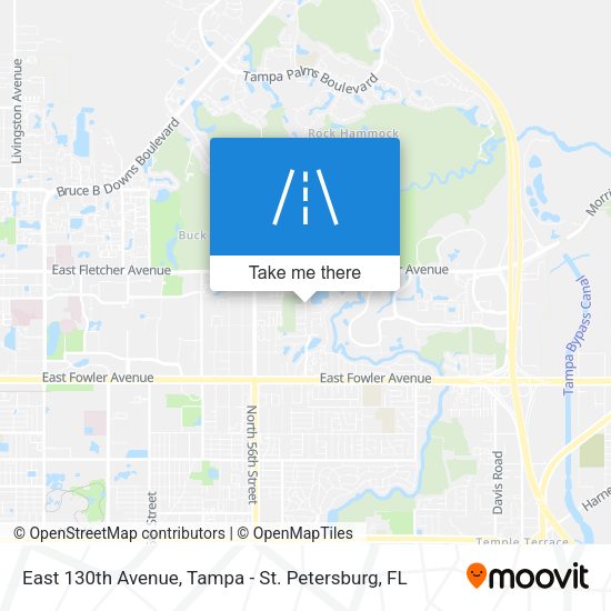 East 130th Avenue map