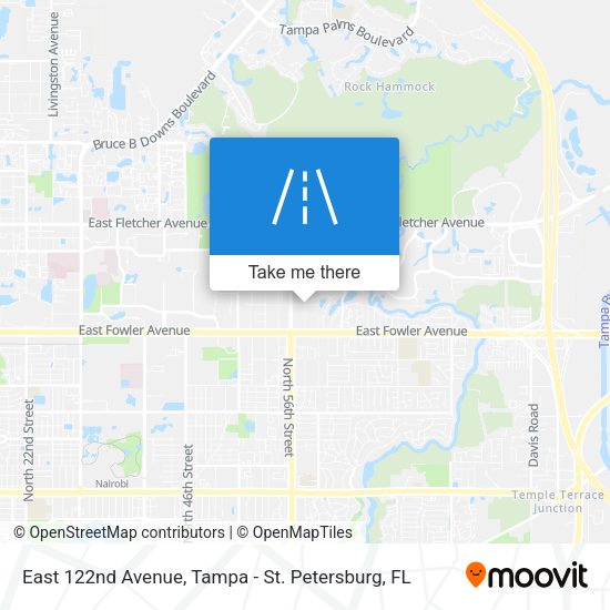 Mapa de East 122nd Avenue
