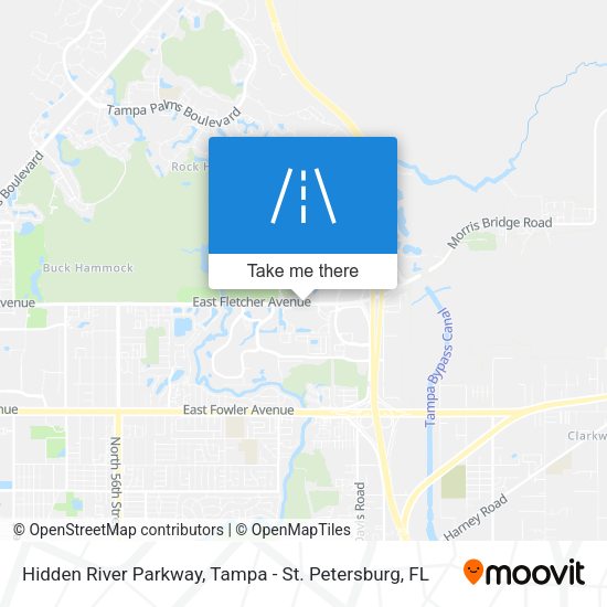 Hidden River Parkway map