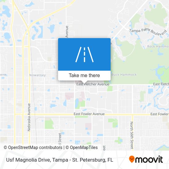 Usf Magnolia Drive map