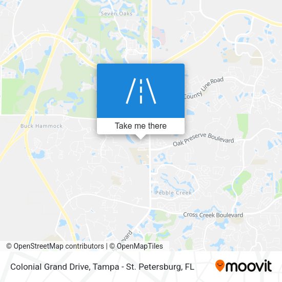 Colonial Grand Drive map