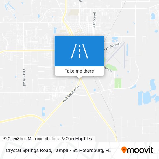 Mapa de Crystal Springs Road