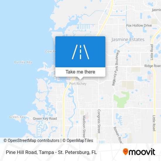 Mapa de Pine Hill Road