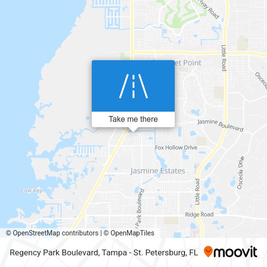 Regency Park Boulevard map