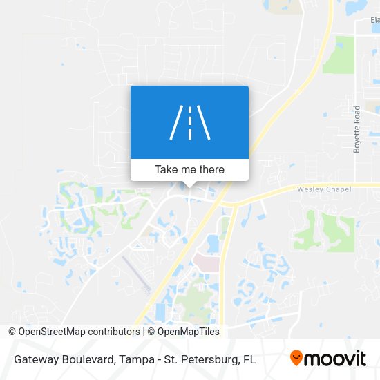 Mapa de Gateway Boulevard