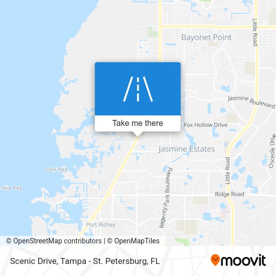 Scenic Drive map