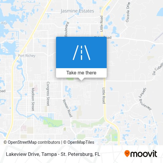 Lakeview Drive map
