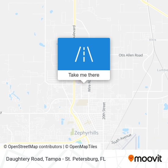 Mapa de Daughtery Road