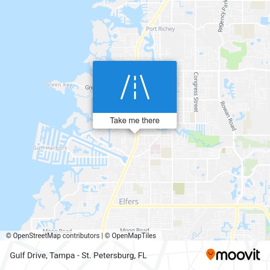 Gulf Drive map