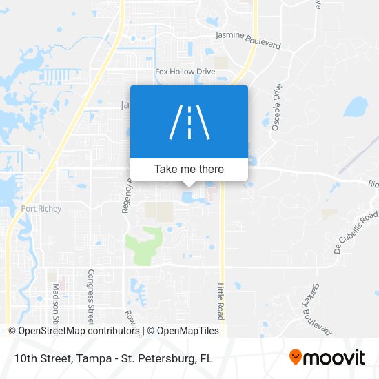 10th Street map