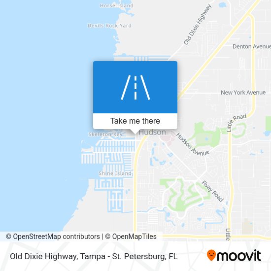 Old Dixie Highway map