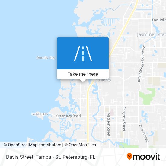 Davis Street map