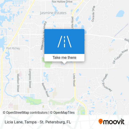 Licia Lane map