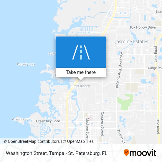 Mapa de Washington Street